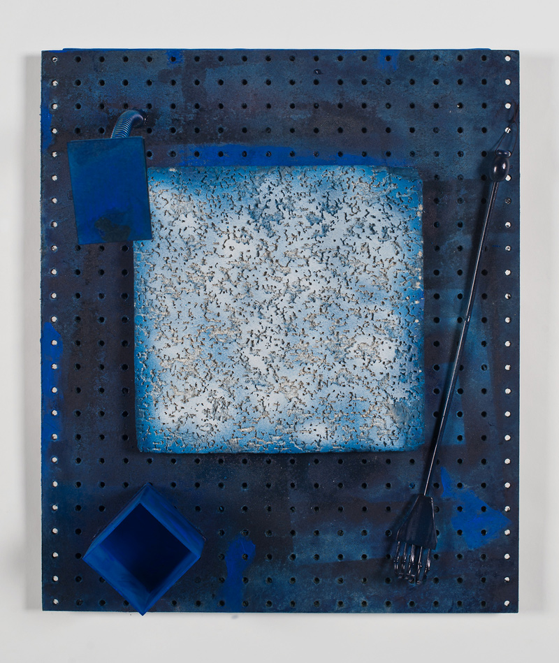 Untitled (Blue Monochrome with Spring)